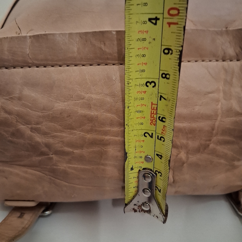 Loeffler Randall Leather Backpack Distressed - image 8